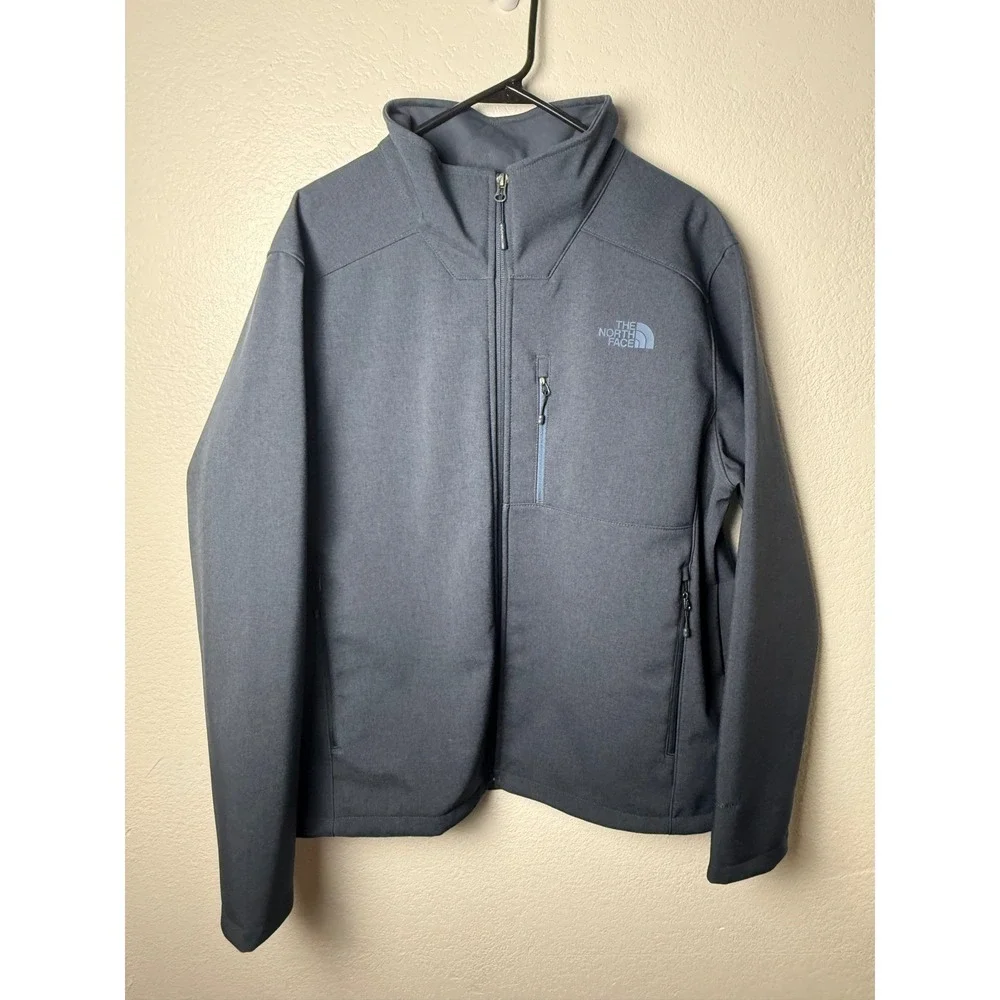 The North Face Apex Bionic WindWall Full Zip Jacket Men's XL Blue Heather